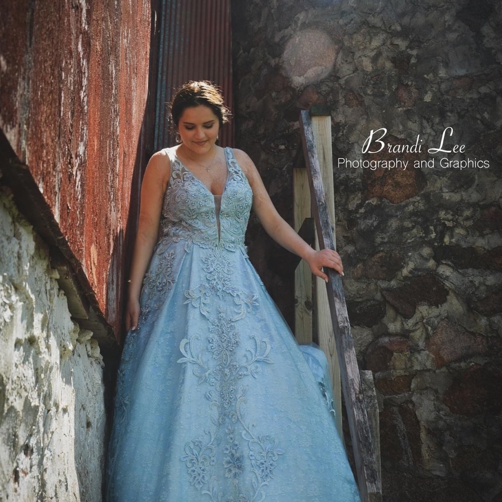 Baby Blue Prom Dress